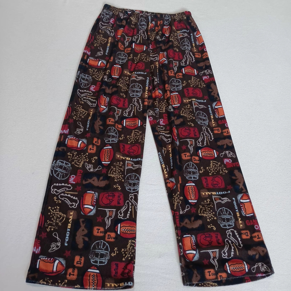 Cherokee Football Themed Pj Pants Size L Boys